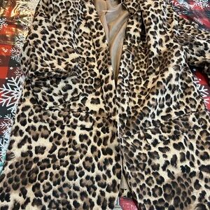 Leopard Print Women's blazer